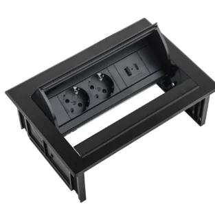 Power Desk In - 2x 230V + 1x USB A+C opladen