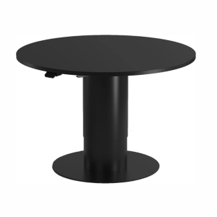 Hoogte verstelbare tafel rond Unidesq