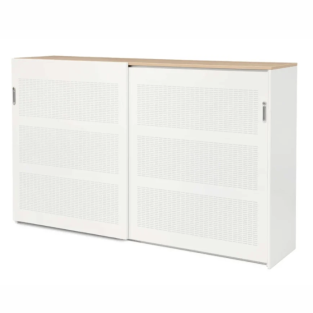 Acoustic sliding door cabinet